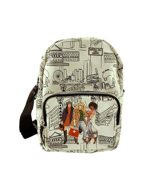 New Chicago Backpack, Created for Macy's - Natural Canvas - Kidsy