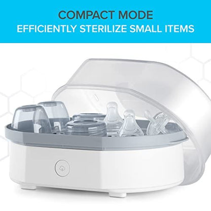 New Chicco Baby Bottle Steam Sterilizer 3 in 1 Modular System (White/Grey) - Kidsy