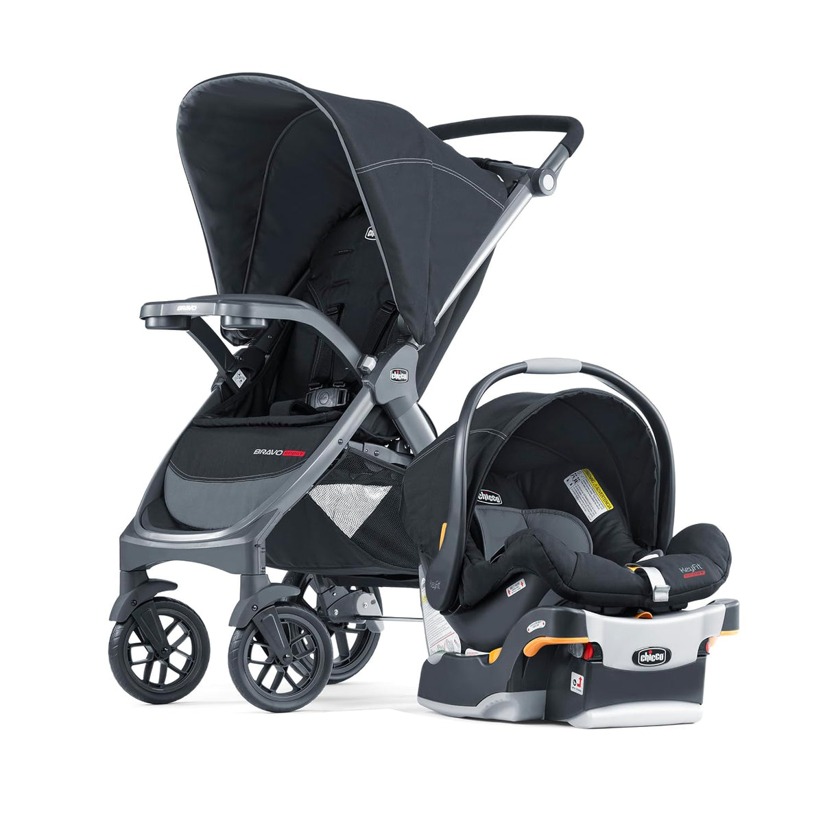 New Chicco Bravo Sport 3-in-1 Travel System (Iron) - Kidsy