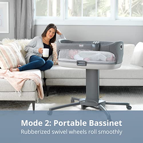 New Chicco Close to You 3 - in - 1 Bedside Bassinet (Dove/Beige) - Kidsy