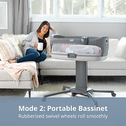 New Chicco Close to You 3 - in - 1 Bedside Bassinet (Dove/Beige) - Kidsy