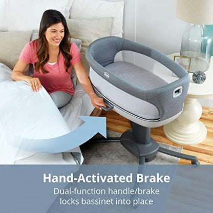 New Chicco Close to You 3 - in - 1 Bedside Bassinet (Dove/Beige) - Kidsy