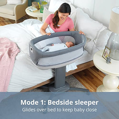New Chicco Close to You 3 - in - 1 Bedside Bassinet (Dove/Beige) - Kidsy