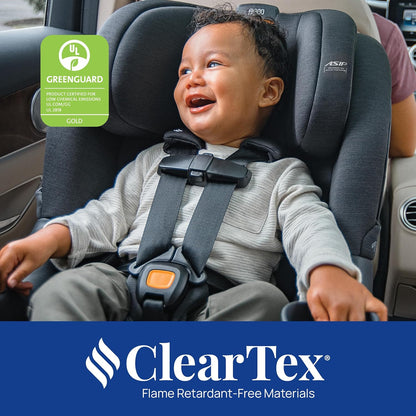 New Chicco Fit360 ClearTex Rotating Convertible Car Seat (Titanium/Grey) - Kidsy