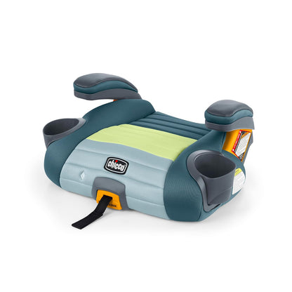 New Chicco GoFit ClearTex Plus Backless Belt-Positioning Booster Car Seat (Tropic Green) - Kidsy