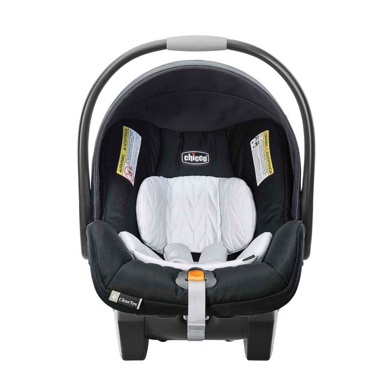 New Chicco KeyFit 30 ClearTex Infant Car Seat and Base - Pewter - Kidsy