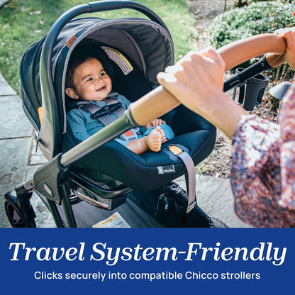 New Chicco KeyFit Max Zip ClearTex Infant Car Seat and Base (Sierra/Beige) - Kidsy