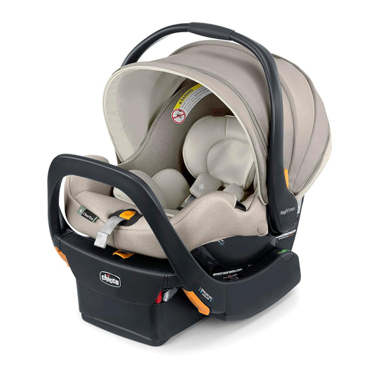 New Chicco KeyFit Max Zip ClearTex Infant Car Seat and Base (Sierra/Beige) - Kidsy