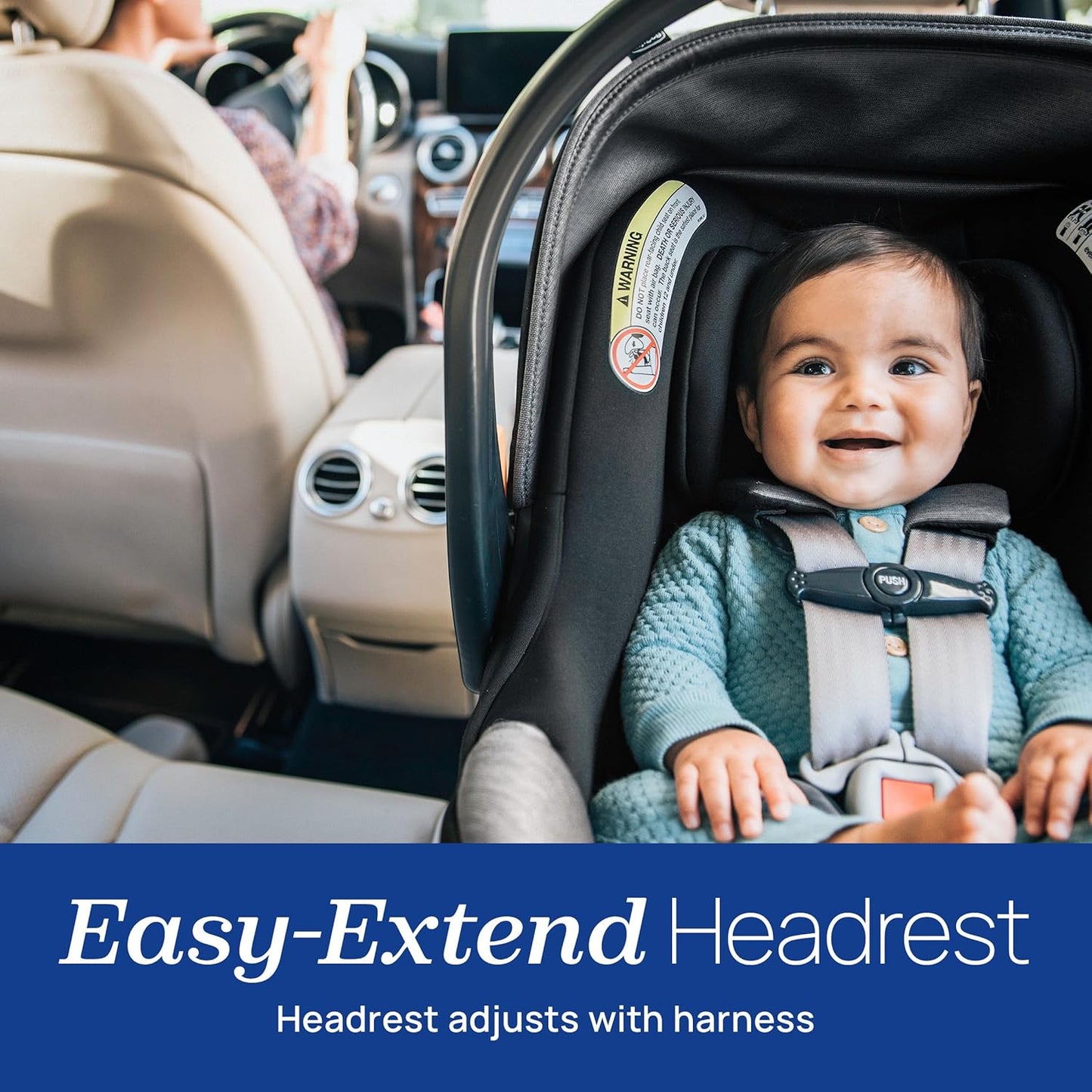 New Chicco KeyFit Max Zip ClearTex Infant Car Seat and Base (Sierra/Beige) - Kidsy