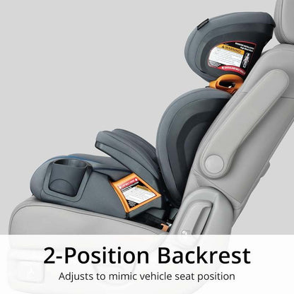 New Chicco KidFit Adapt Plus 2 - in - 1 Belt - Positioning Booster Car Seat (Ember/Black) - Kidsy