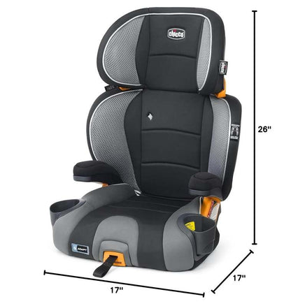 New Chicco KidFit Adapt Plus 2 - in - 1 Belt - Positioning Booster Car Seat (Ember/Black) - Kidsy