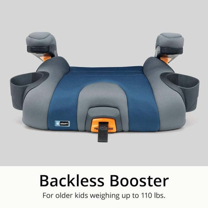 New Chicco KidFit Adapt Plus 2 - in - 1 Belt - Positioning Booster Car Seat (Ember/Black) - Kidsy