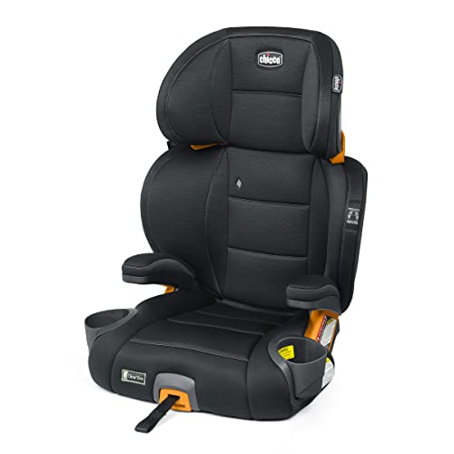 New Chicco KidFit ClearTex Plus 2 - in - 1 Booster Car Seat (Obsidian Black) - Kidsy