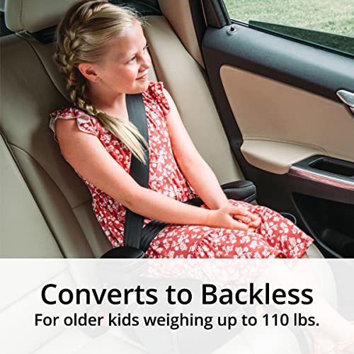 New Chicco KidFit ClearTex Plus 2 - in - 1 Booster Car Seat (Obsidian Black) - Kidsy