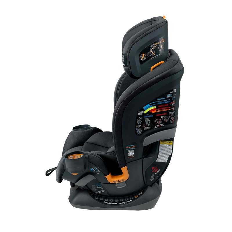 New Chicco OneFit ClearTex All - in - One Car Seat (Obsidian) - Kidsy