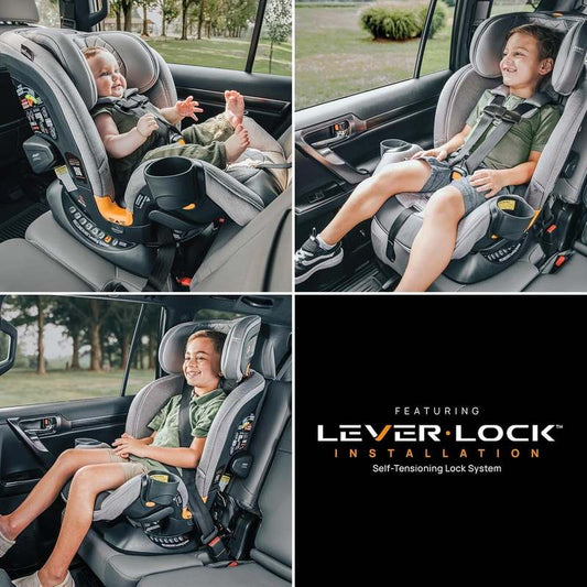 New Chicco OneFit Max ClearTex All - in - One Car Seat (Energy/Black) - Kidsy