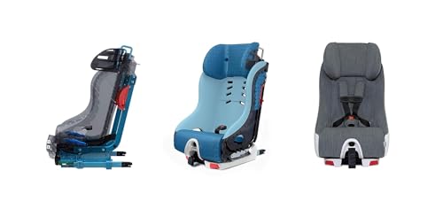 New Clek Foonf Convertible Car Seat, Railroad Ziip - Kidsy