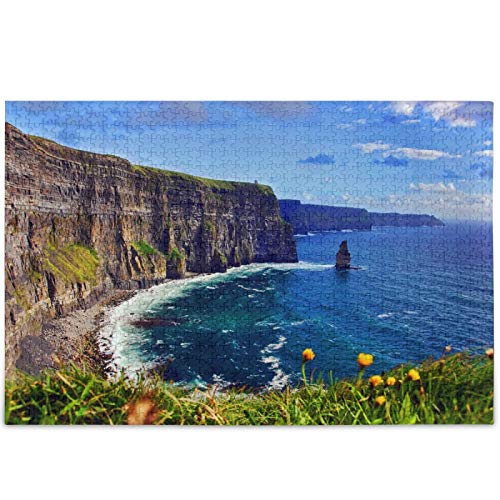 New Cliffs of Moher Ireland 500 Piece Jigsaw Puzzle - Kidsy
