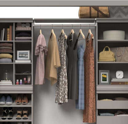 New ClosetMaid Modular Storage Shelf & Hang Rod Kit (Taupe) - Kidsy