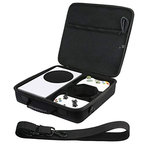 New co2CREA Hard Travel Case Replacement for Xbox Series S Game Console Wireless Controller (Black Case) - Kidsy