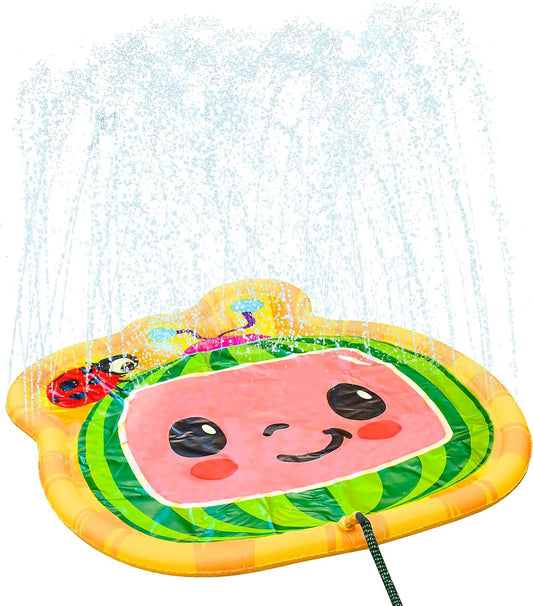 New CoComelon Splash Pad Sprinkler Play Mat 48 - Inch - Kidsy