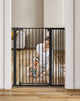 New COMOMY 42" Extra Tall Baby Gate for Stairs Doorways, Fits Openings 29.5" to 40.6" Wide (Black) - Kidsy