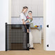 New COMOMY Retractable Baby Gate for Stairs, 0 - 55" Mesh Dog Gate for House Doorways Hallways - Kidsy