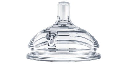 New Comotomo Silicone Replacement Nipple, Slow Flow, 0 - 3 Months, 2 Count (Pack of 1) - Kidsy