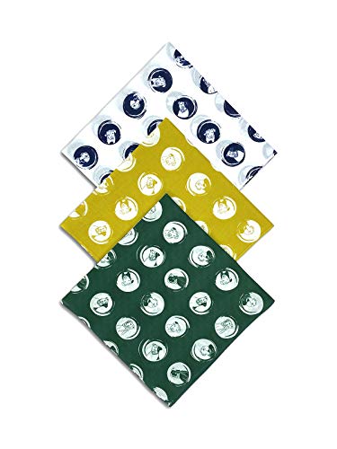 New Con.Struct x Best Friends Bandana Mask 3 - Pack (Yellow Dog Sketch) - Kidsy
