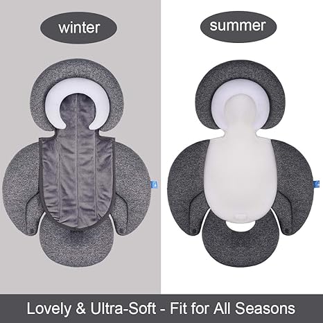 New COOLBEBE 2 - in - 1 Baby Body Support for Newborns (Grey) - Kidsy