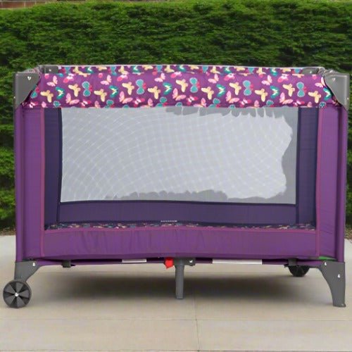 New Cosco Funsport Compact Portable Playard Playpen (Butterfly Twirl) - Kidsy