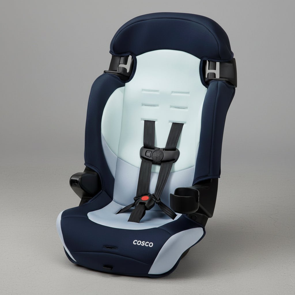New Cosco Kids Finale DX 2 - in - 1 Booster Car Seat (Rainbow) - Kidsy