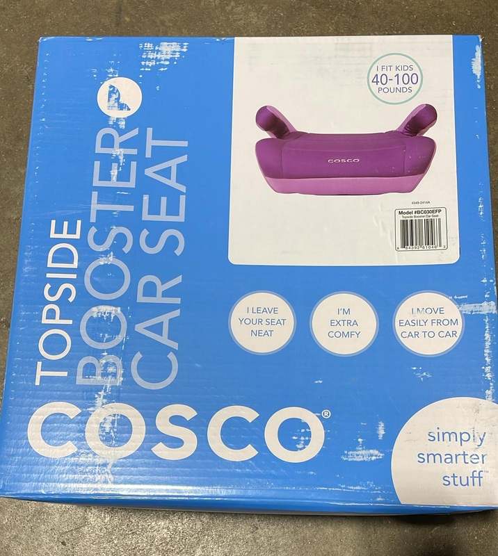 New Cosco Topside Booster Car Seat (Grape) - Kidsy
