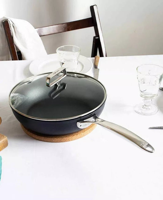 New Cristel Castel Pro Ultralu 2 - Qt. Nonstick Sauté Pan With Lid - Kidsy