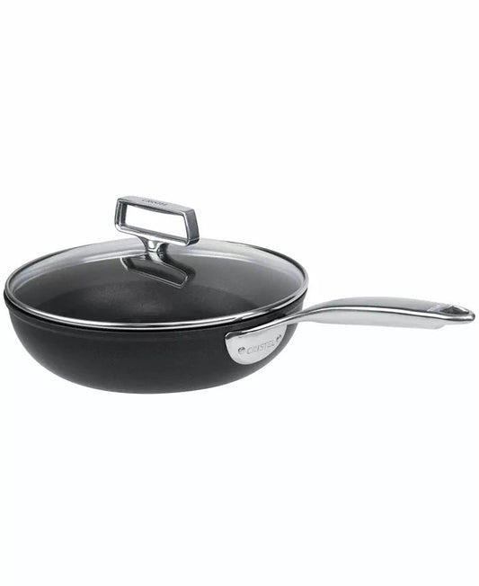 New Cristel Castel Pro Ultralu 2 - Qt. Nonstick Sauté Pan With Lid - Kidsy