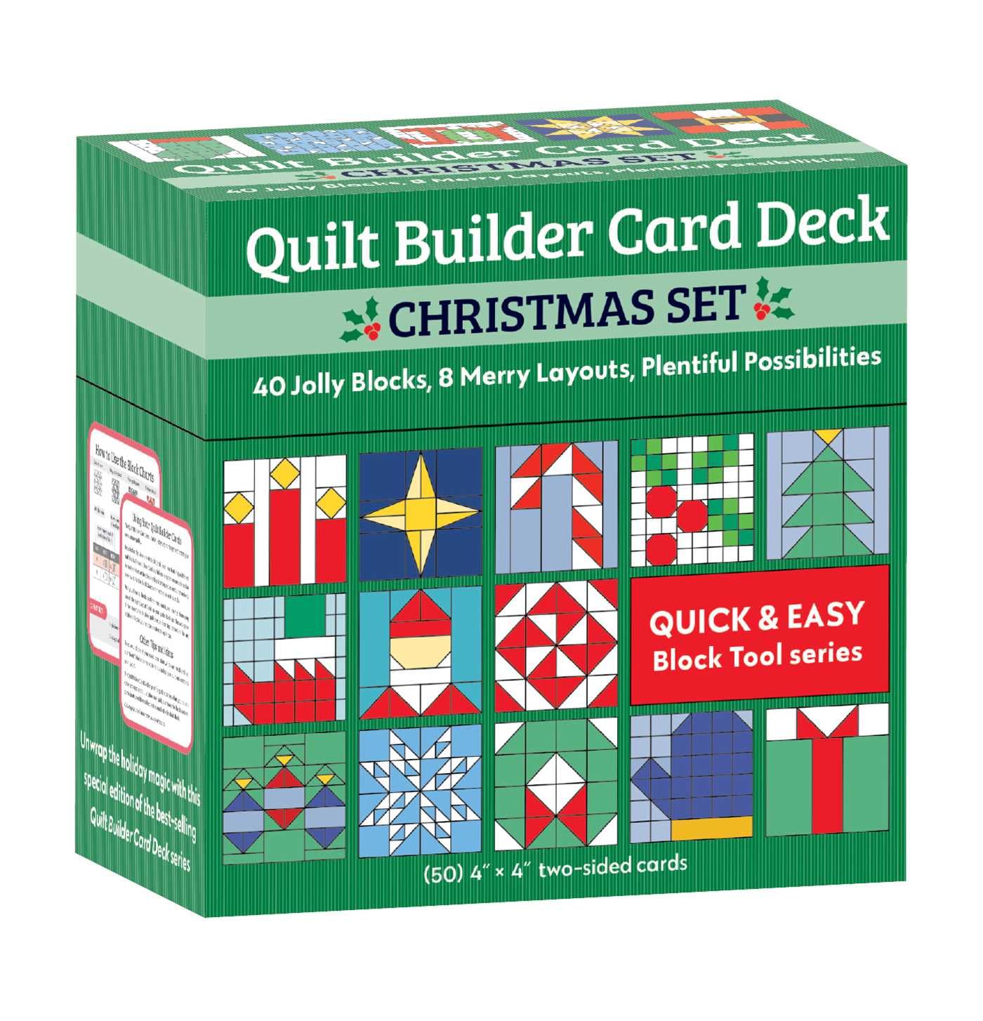 New C&T Publishing Quilt Builder Christmas Card Deck - Kidsy