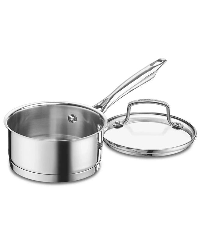 New Cuisinart 1 - Qt. Stainless Steel Saucepan with Lid - Stainless Steel - Kidsy