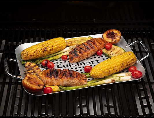 New Cuisinart CNP - 650 Non - Stick Rectangular Grill Topper - Kidsy