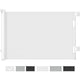 New Cumbor Baby Gate Retractable Gates for Stairs Pet Gate Up to 55" Wide (White) - Kidsy