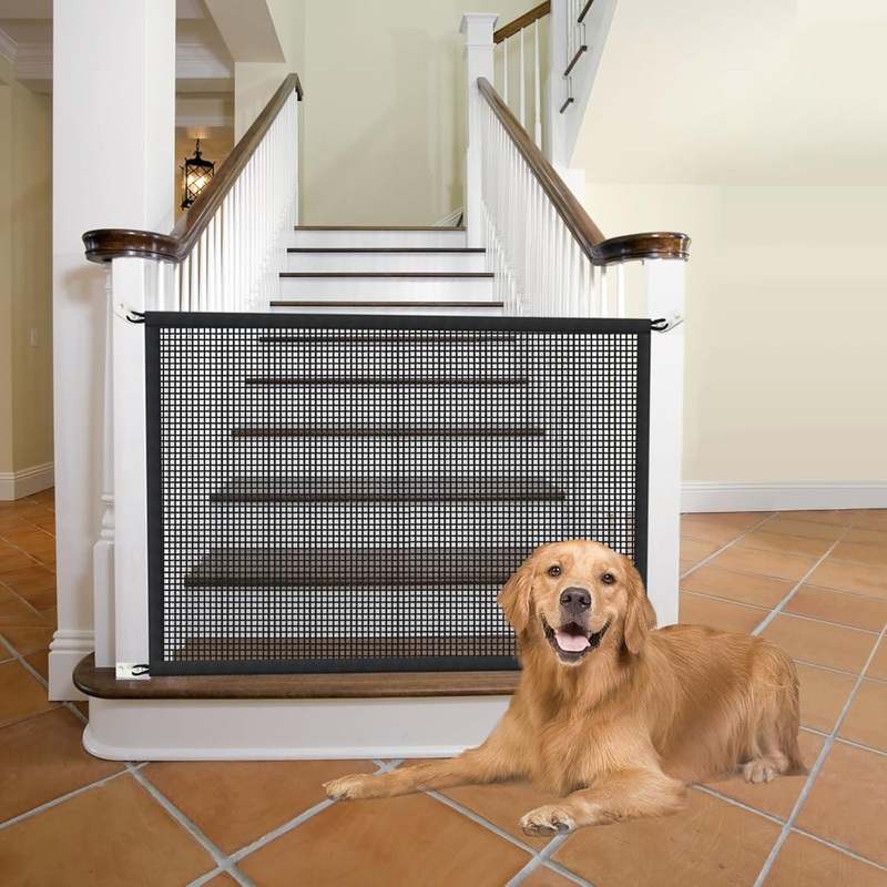 New Cupount Dog Gate Screen Mesh 29" x 30" Pack of 1 (Black) - Kidsy