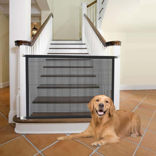New Cupount Dog Gate Screen Mesh 29" x 30" Pack of 1 (Black) - Kidsy