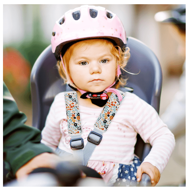 New CUXFLS Baby Strap Covers - 2 Pack (Pink Flower) - Kidsy