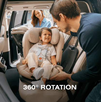 New Cybex Callisto G 360 Rotating All - in - One Convertible Car Seat (Almond Beige) - Kidsy