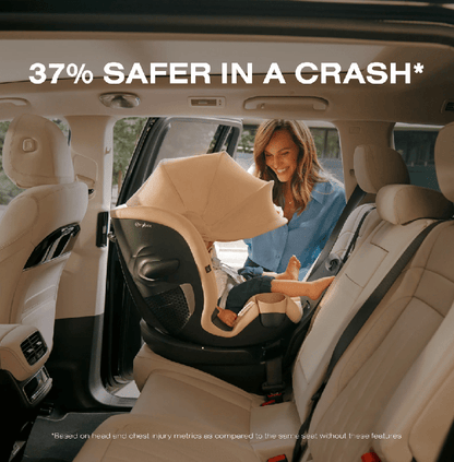 New Cybex Callisto G 360 Rotating All - in - One Convertible Car Seat (Almond Beige) - Kidsy