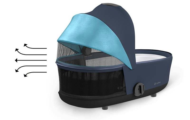 New Cybex Mios 3 Lux Carry Cot (Conscious Dark Navy) - Kidsy