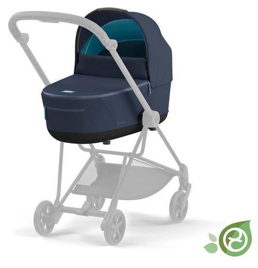 New Cybex Mios 3 Lux Carry Cot (Conscious Dark Navy) - Kidsy