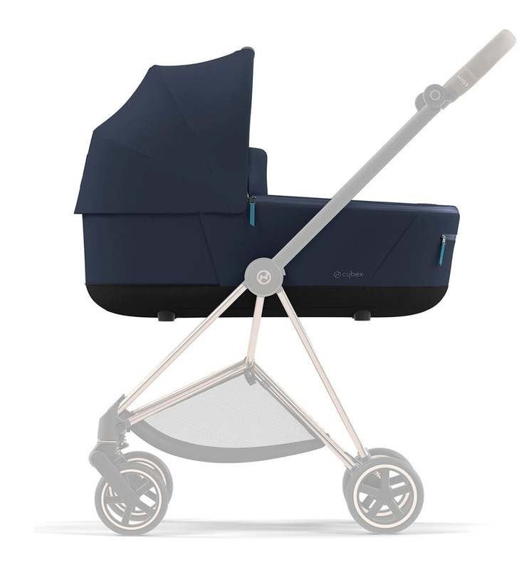 New Cybex Mios 3 Lux Carry Cot (Conscious Dark Navy) - Kidsy