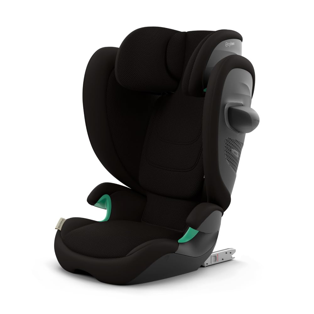 New CYBEX Solution G2 Folding Travel Booster with Foldable Design (Moon Black) - Kidsy