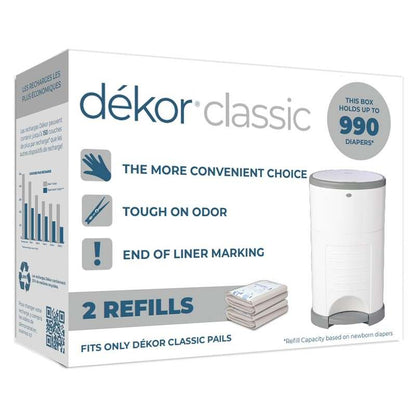 New Dekor Classic Diaper Pail Refills - Kidsy