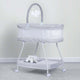 New Delta Children Curve Bassinet (White/Grey) - Kidsy